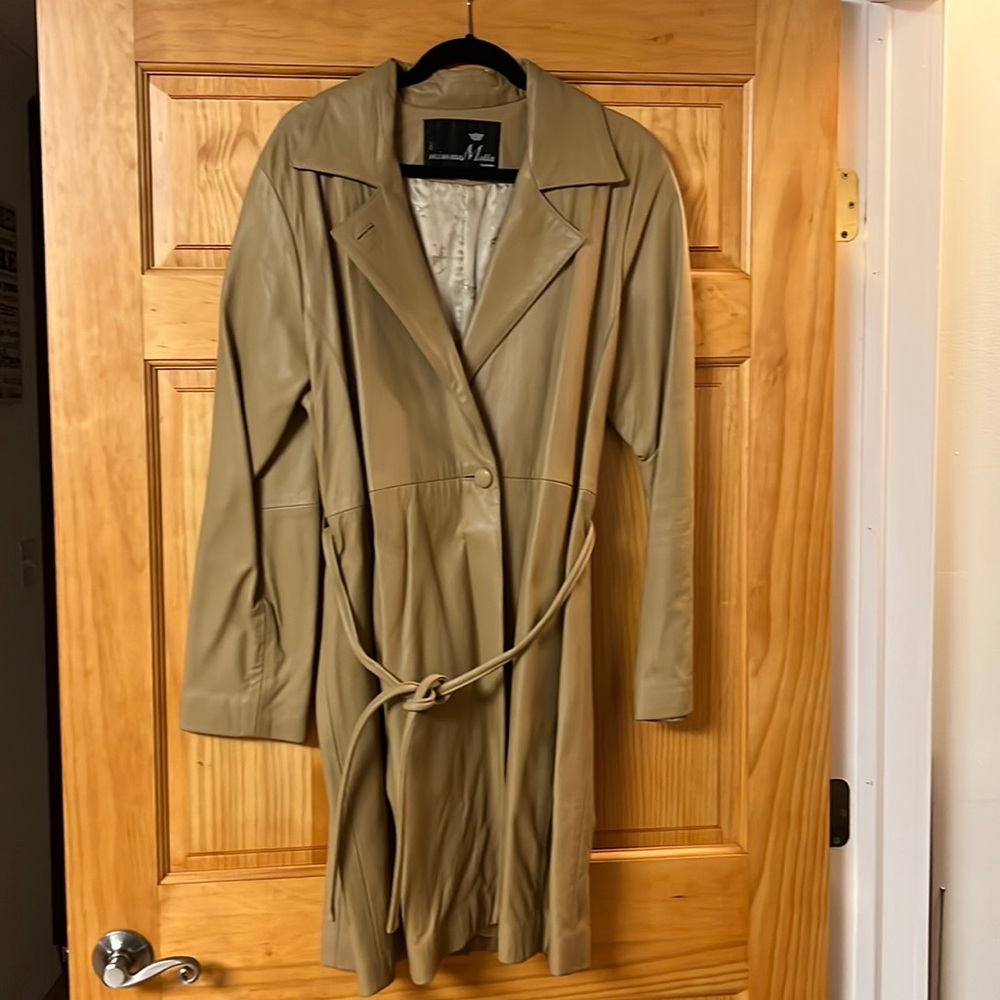 Butter soft leather coat